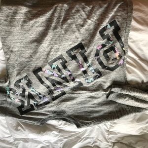 Victoria’s Secret pink water color sweatshirt
